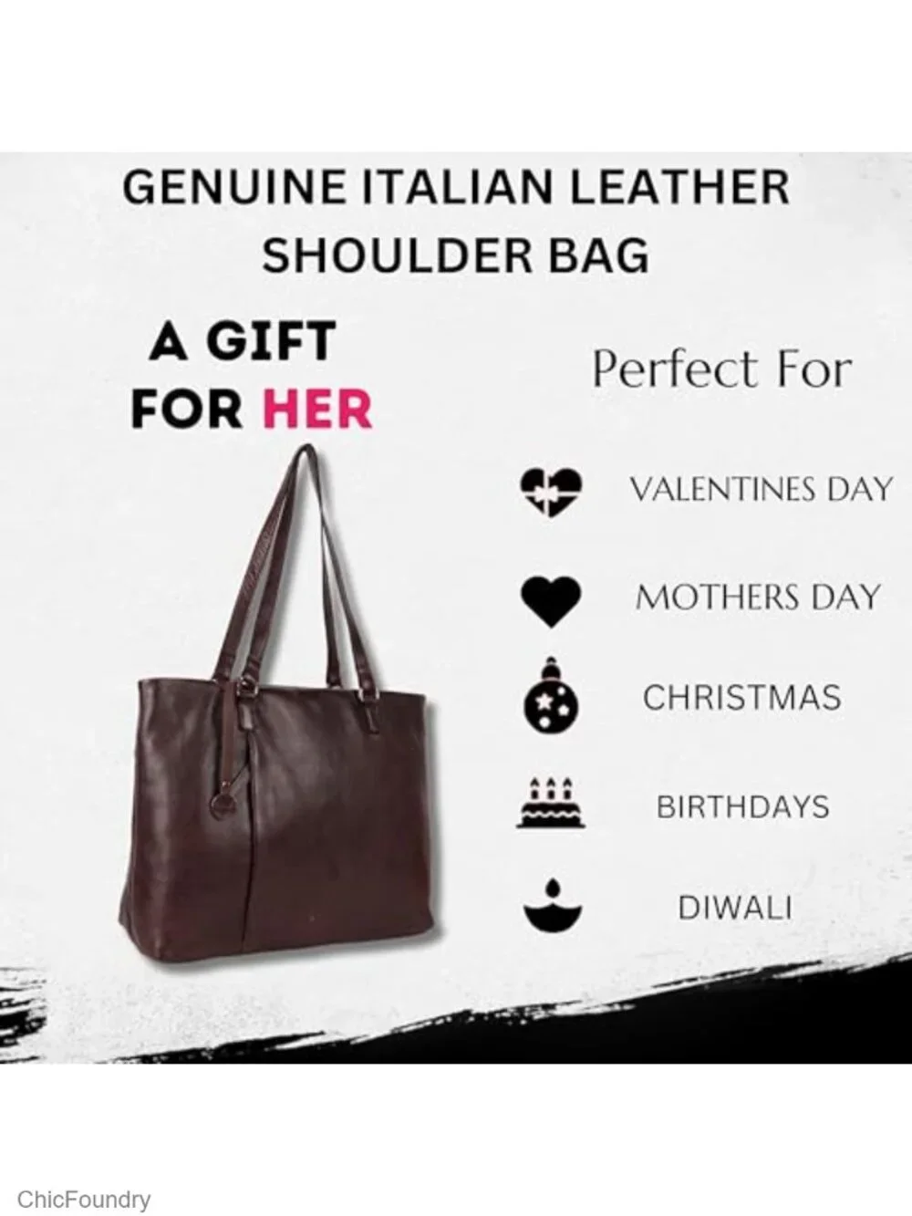 Genuine Italian Leather Tote, Crossbody & Satchel Purses Ladies Shoulder Bags